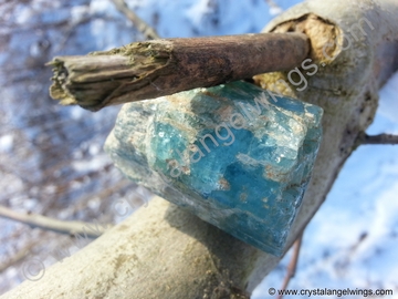 Aquamarine rough natural crystal