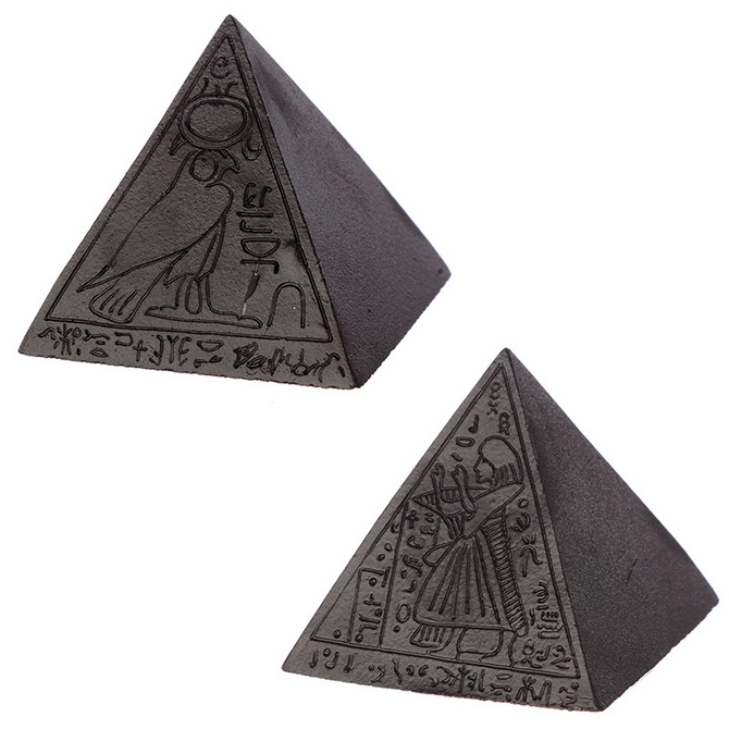 Decorative Black Egyptian Pyramid Ornament