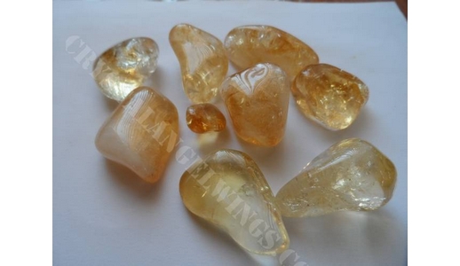 High Quality Natural Citrine Tumblestones