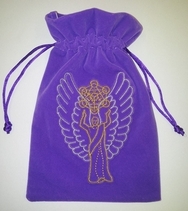 Archangel Metatron Tarot/Crystal  protection  Bag Velvet