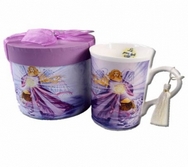 Angel of  Light & Protection Porcelain Mug in a Quality Angelic Giftbox