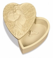 Earth Angel Wishing Box - heart-shaped