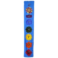 Bali sky blue 7 chakra drop banner