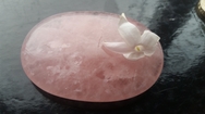 Rose Quartz Palm Stone