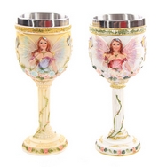 Decorative Fantasy Fairy Goblets Set of 2