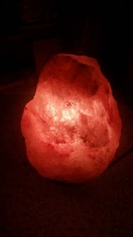  Natural Salt Lamp - & Base apx 8-10kg