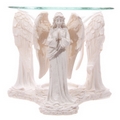 White Praying Angel Figurine Essential Oil Burner