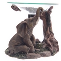 Realistic Elephant Scene Oil Burner