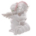 Decorative Rose Angel Cherubs Couple Figurine