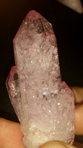  Ruby Rose Aura Flame Quartz    Mother & Child + Time link Crystals