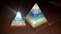 Sacred Chakra Crystal  Pyramid