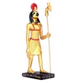 Decorative Gold Standing Horus Egyptian Figurine