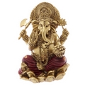 Decorative Red & Gold  Ganesh Figurine