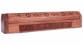 Incense Burning Box With Carved Chakra Symbols