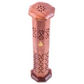 Sheesham Wood Tower Incense Burner - Buddha