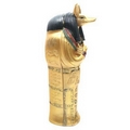 Gold Egyptian Anubis Sarcophagus Trinket Box