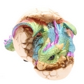   Colourful Baby Dragon Hatching From Its Jewel Encrusted Egg  (Collectable)