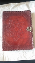 Embossed  Book Of Shadows Leather Journal