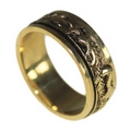 Water Dragon  unusual & unique revolving ring, Tibetan prayer/worry ring