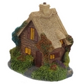  Forest Fairy Thatched Roof Wooden House