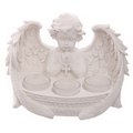  Decorative Cherub Praying Triple Three Wishes Tealight Holder