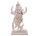 Decorative Standing White Ganesh Figurine