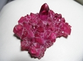 Ruby Aura Flame Crystal Cluster (lemurian)