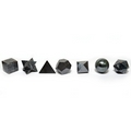 Black Agate  Geometric Seven Piece Crystal Set