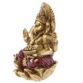 Decorative Red & Gold  Ganesh Figurine