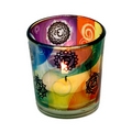 Colourful  Chakra's candle tea light holder