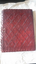 Embossed  Book Of Shadows Leather Journal