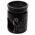 Aromatherapy diffuser lamp colourful Flowers  soapstone oil burner