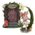 Ethereal realm Fairy - Woodland Fairy Door With Fairy