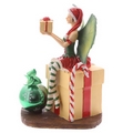 Fairy with Present and Bauble Christmas Figurine