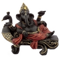 Elephant Ganesh Figurine - Peacock Bench