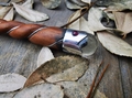 Twisted Spiral Wooden Wand with Powerful Quartz Crystal Ball & Crystal Point