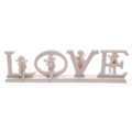 White LOVE Cherub Letters