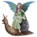 Enchanted Fairies Figurine - Riding Snail