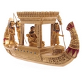 Decorative Gold Egyptian Canopy Boat