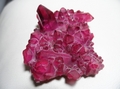 Ruby Aura Flame Crystal Cluster (lemurian)