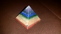 Sacred Chakra Crystal  Pyramid