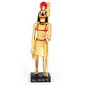 Decorative Gold Standing Horus Egyptian Figurine