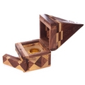 Sheesham Wood Pyramid Incense Burner Box