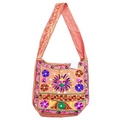 Ethnic Multi Wool Bags - Hippy Flower Design