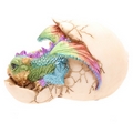   Colourful Baby Dragon Hatching From Its Jewel Encrusted Egg  (Collectable)