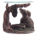 Realistic Elephant Scene Oil Burner