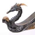 Shimmering  Sea Dragon Holding A Skull  Ashcatcher