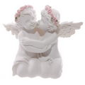 Decorative Rose Angel Cherubs Couple Figurine