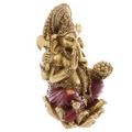 Decorative Red & Gold  Ganesh Figurine