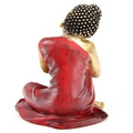 Decorative Gold and Red Thai Buddha Figurine